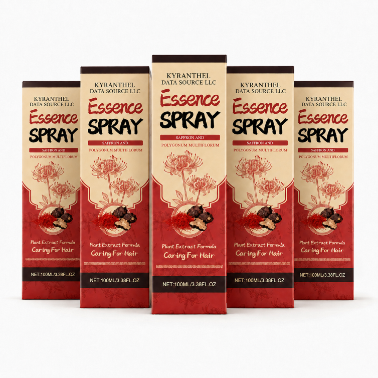 👱🏻♀️Polygonum Multiflorum Saffron Scalp Essence Spray🌿, Herbal Treatment for Gray Hair & Thinning Hair Loss-TI