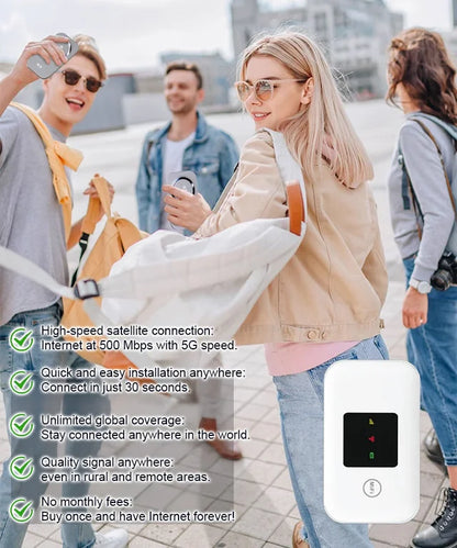 Free Internet in Your Pocket 5G Router-TI