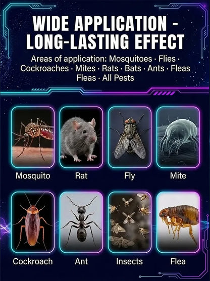 Fully automatic ultrasonic intelligent rodent and insect repellent-TI