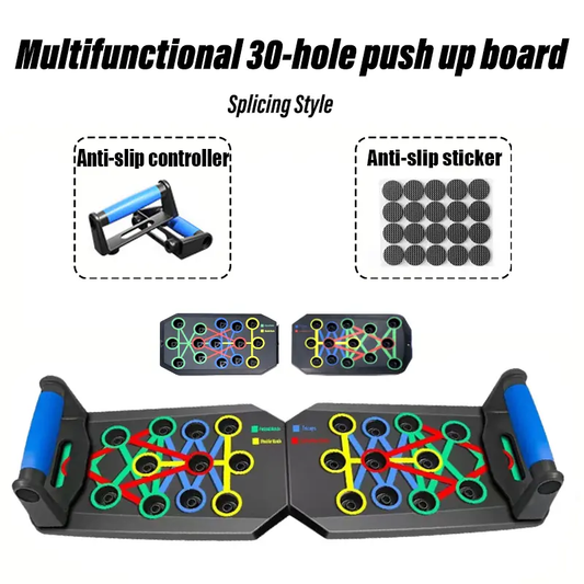 5-in-1 Push-up Board, 1 Set Home Push-up Training Board, Chest Muscle Abdominal Muscle Training Equipment for Men & Women, Strength Training Equipment, Portable Home Gym System, Suitable for Users of all Body Types, Gifts for Fitness Enthusiasts-LIN