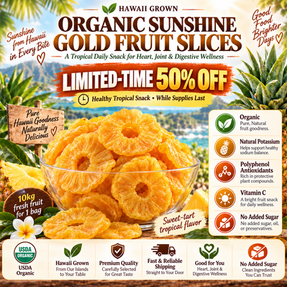 ☀️ Sun-Ripened Hawaiian Pineapple — Tropical Goodness in Every Bite-yan