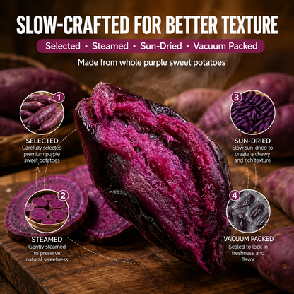🤤Healthy Low Fat Purple Sweet Potato Snack-TI