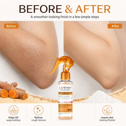 🫚Keratin Repair Turmeric & Kojic Acid Peel Spray 100ML🫧,Peel Treatment for Keratin Care, Pore Clearing & Skin Repair-TI