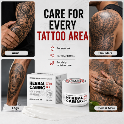 💡Tattoo Aftercare Balm for Fresh & Existing Tattoos🧍🏻‍♀️,  Safe During Healing, Hydrates & Rejuvenates Tattooed Skin-TI