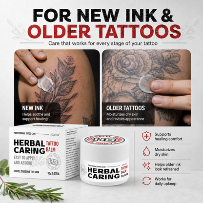 💡Tattoo Aftercare Balm for Fresh & Existing Tattoos🧍🏻‍♀️,  Safe During Healing, Hydrates & Rejuvenates Tattooed Skin-TI