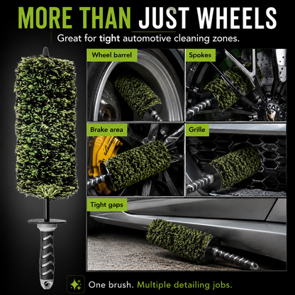 🚗Viking V+ Wheel Brushche🛞, Effective Tool for Wheel Deep Cleaning, 17 Inch Length,1 Pack-TI