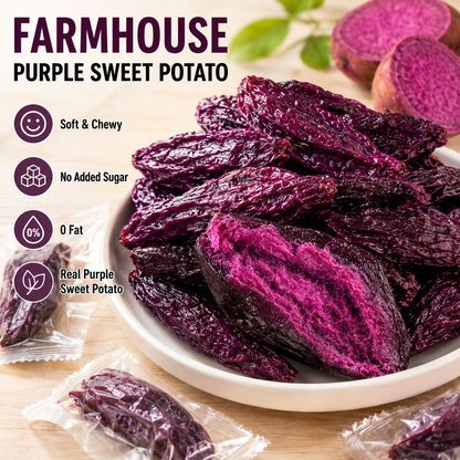 🤤Healthy Low Fat Purple Sweet Potato Snack-TI
