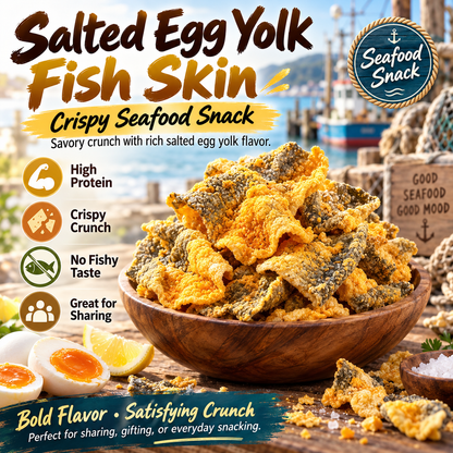 Bold Umami Flavor | Salted Egg Fish Skin-JXX