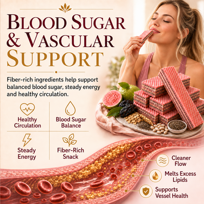 Prune Guava Chia Seed Wafer Protein Bar, High‑Fiber Crispy Meal Replacement Snack-JT9