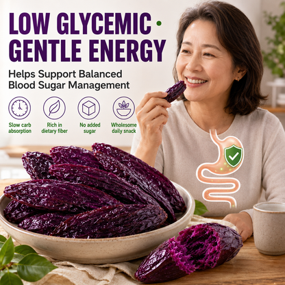 🤤Healthy Low Fat Purple Sweet Potato Snack-TI