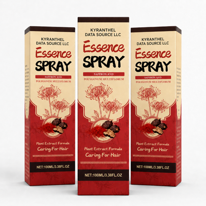 👱🏻‍♀️Polygonum Multiflorum Saffron Scalp Essence Spray🌿, Herbal Treatment for Gray Hair & Thinning Hair Loss-TI