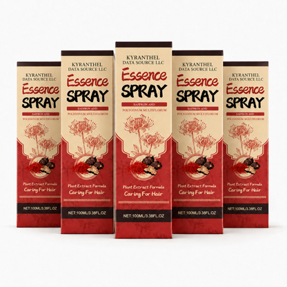 👱🏻‍♀️Polygonum Multiflorum Saffron Scalp Essence Spray🌿, Herbal Treatment for Gray Hair & Thinning Hair Loss-TI