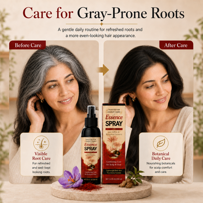 👱🏻‍♀️Polygonum Multiflorum Saffron Scalp Essence Spray🌿, Herbal Treatment for Gray Hair & Thinning Hair Loss-TI