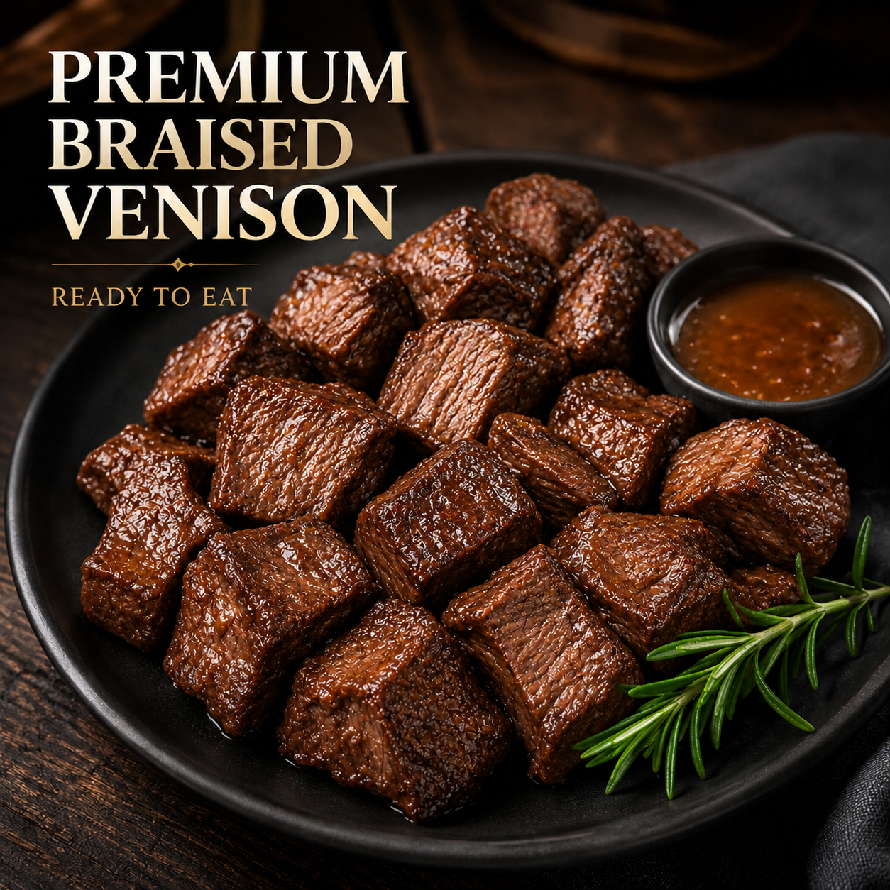 Forget Ordinary Snacks – Try Real Tender Venison Meat-JT9