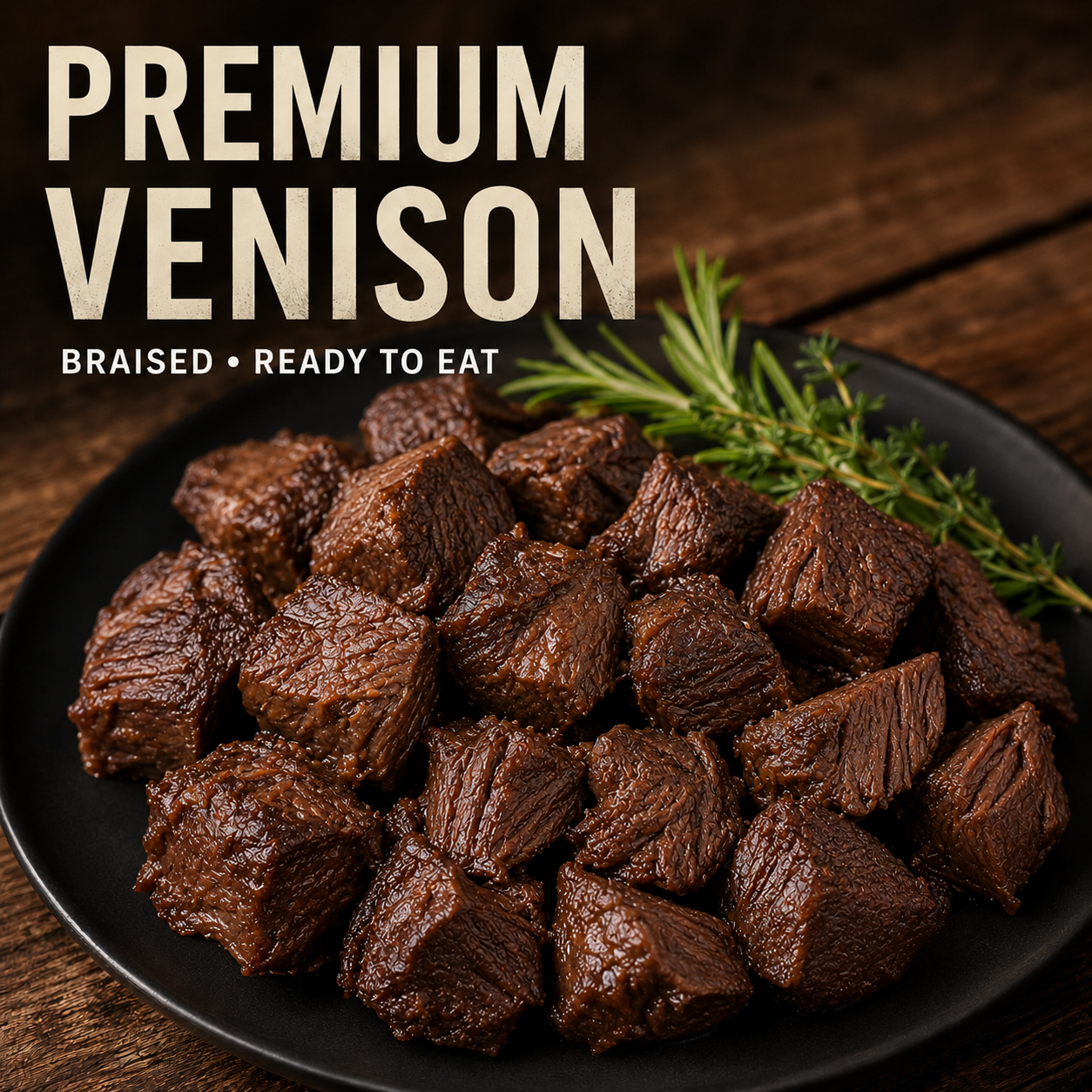 Forget Ordinary Snacks – Try Real Tender Venison Meat-JT9