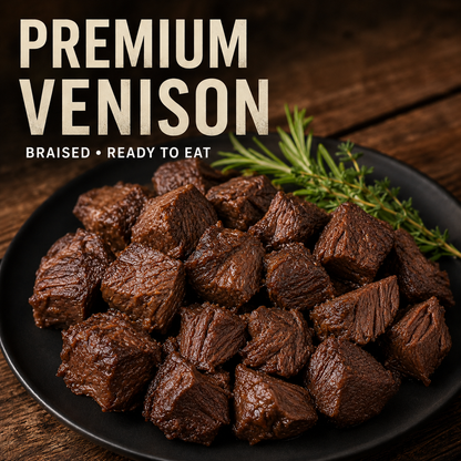 Forget Ordinary Snacks – Try Real Tender Venison Meat-JT9