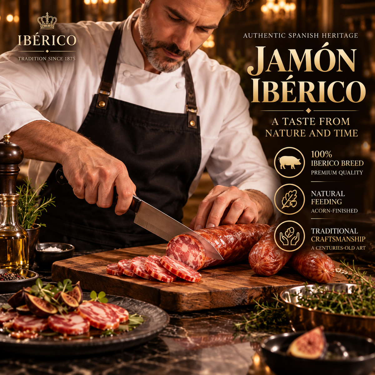 SPANISH HERITAGE IN EVERY SLICE — CRAFTED WITH TIME, TRADITION & EXCEPTIONAL FLAVOR-yan