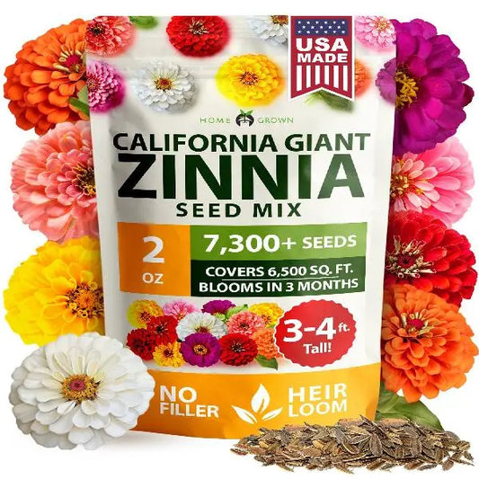 🌷Bulk Cosmos Flower Seeds🌺 – 7,300 - Heirloom Annual Wildflowers – Pollinator-Friendly Mix for Butterflies, Bees & Outdoor Cottage Gardens-TI