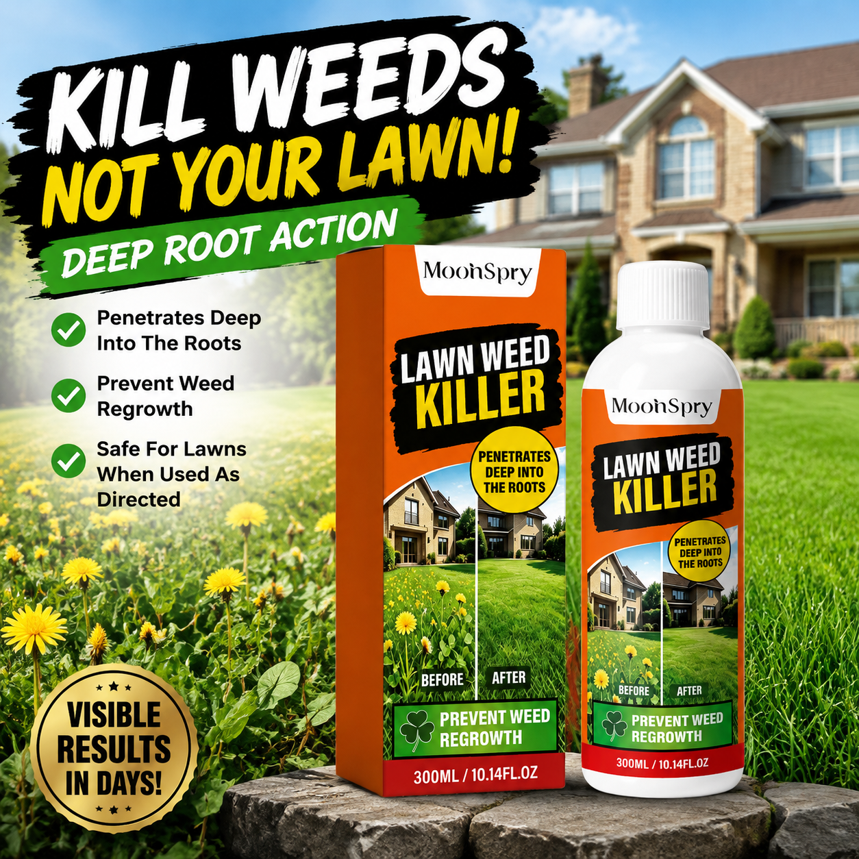 Weed Killer Solution, Say Goodbye To Endless Weed Removal-JT4