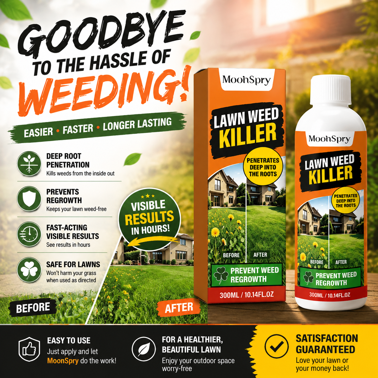 Weed Killer Solution, Say Goodbye To Endless Weed Removal-JT4