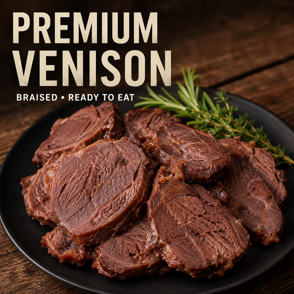 Forget Ordinary Snacks – Try Real Tender Venison Meat-JT9