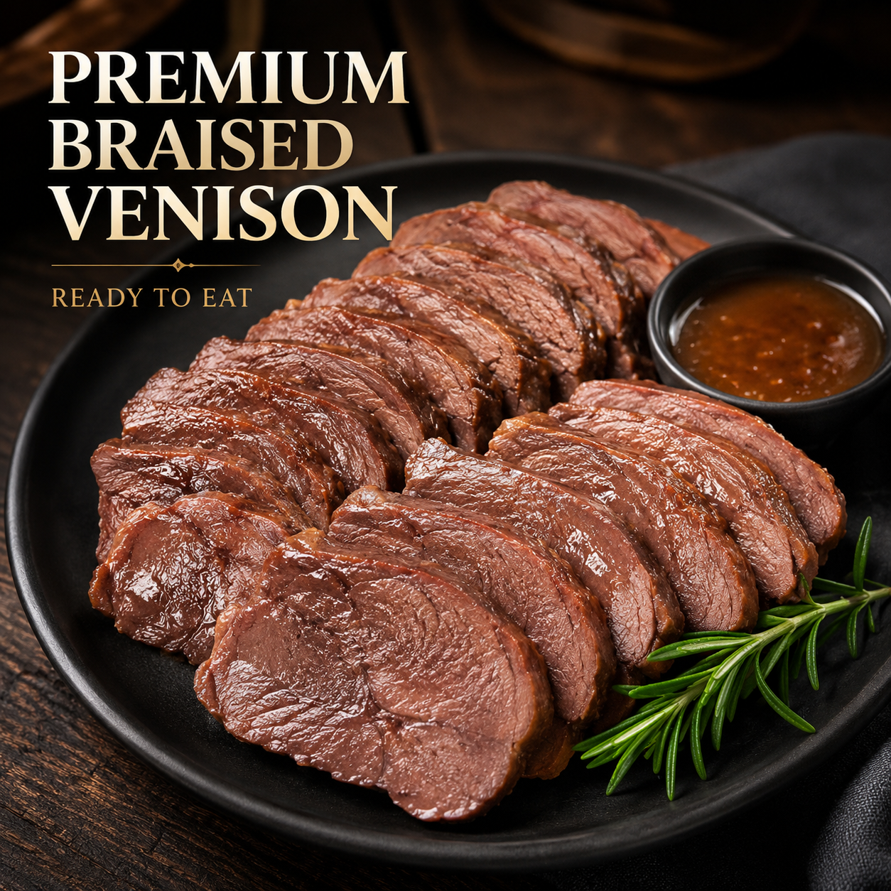 Forget Ordinary Snacks – Try Real Tender Venison Meat-JT9