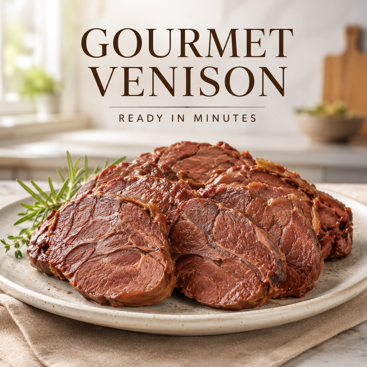 Forget Ordinary Snacks – Try Real Tender Venison Meat-JT9
